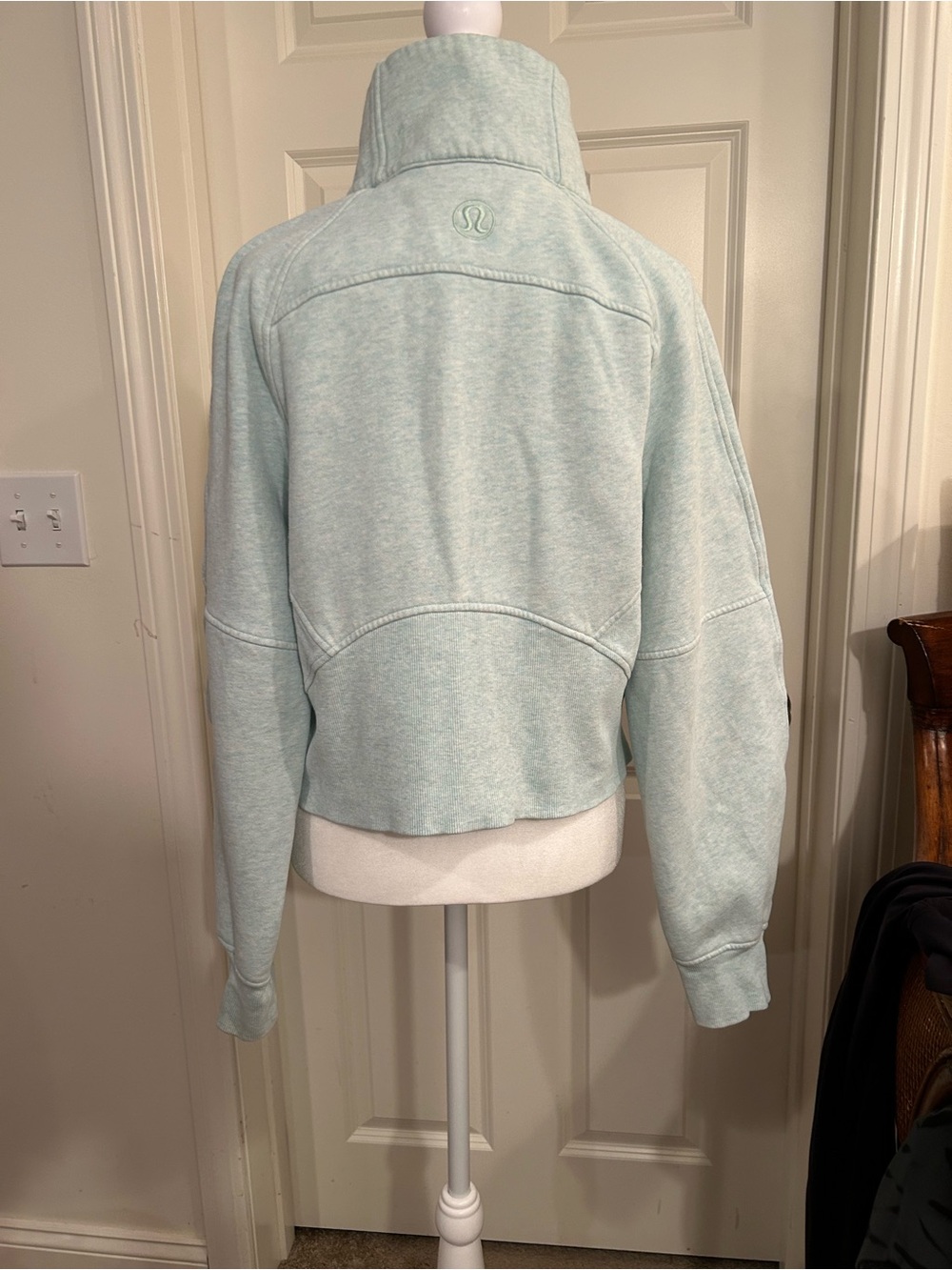 lululemon athletica Half Zip Oversized Funnel neck Mint Half-Zip Size XS - Picture 5 of 7